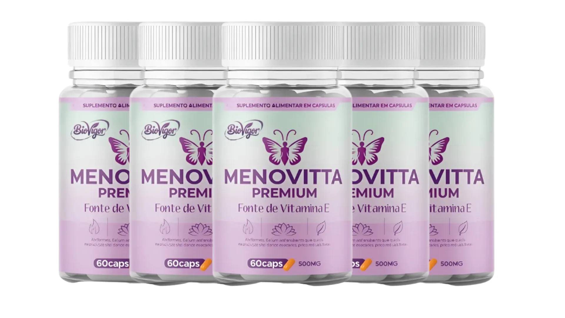 Menovitta Premium - 5 frascos